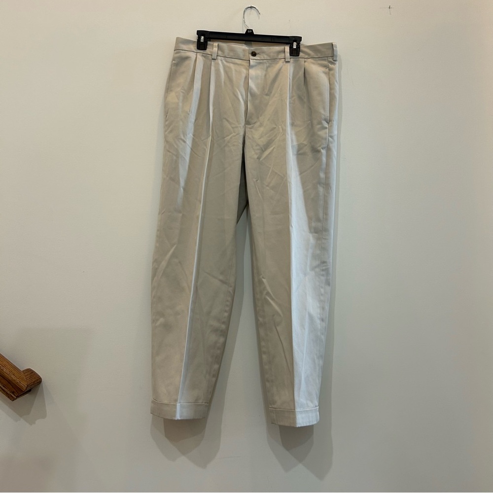 Brooks Brothers cream chinos. W37/L30